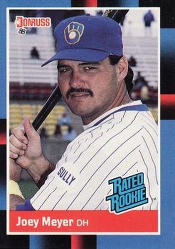 #36 Joey Meyer - Milwaukee Brewers - 1988 Donruss Baseball