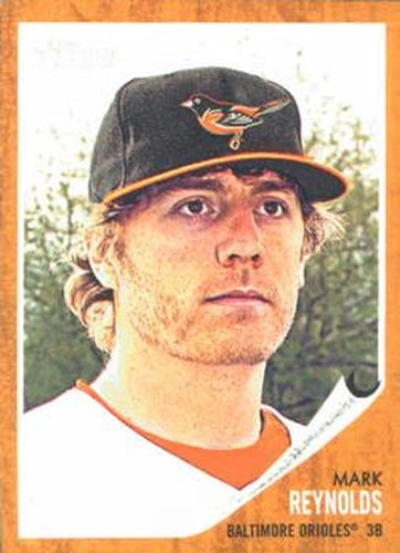 #36 Mark Reynolds - Baltimore Orioles - 2011 Topps Heritage Baseball