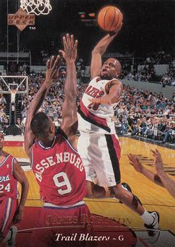 #36 James Robinson - Portland Trail Blazers - 1995-96 Upper Deck Basketball