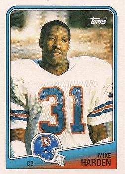 #36 Mike Harden - Denver Broncos - 1988 Topps Football
