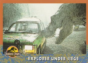 #36 Explorer Under Siege - 1993 Topps Jurassic Park