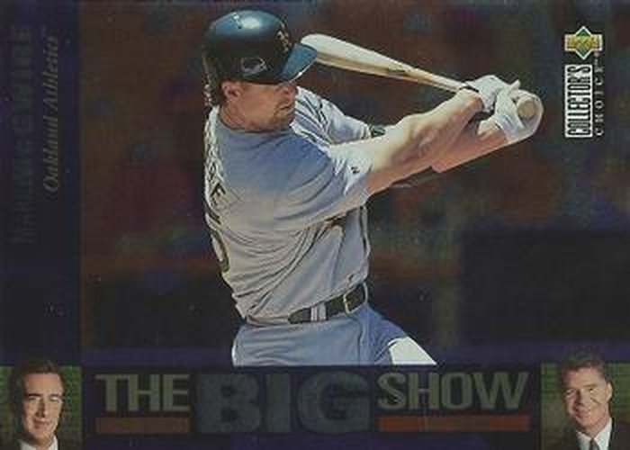 #36 Mark McGwire - Oakland Athletics - 1997 Collector's Choice Baseball - The Big Show