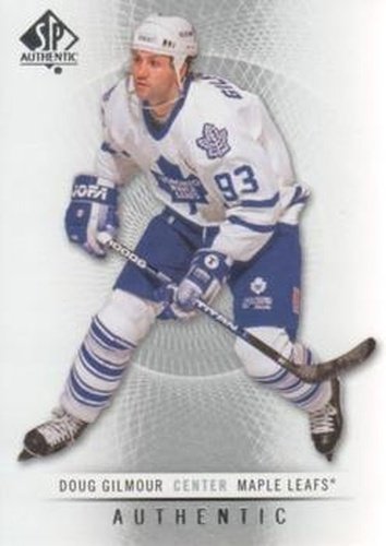 #36 Doug Gilmour - Toronto Maple Leafs - 2012-13 SP Authentic Hockey