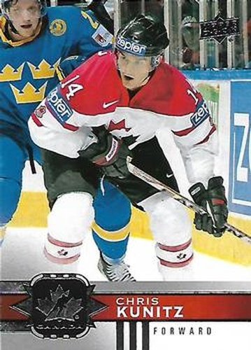#36 Chris Kunitz - Canada - 2017-18 Upper Deck Canadian Tire Team Canada Hockey