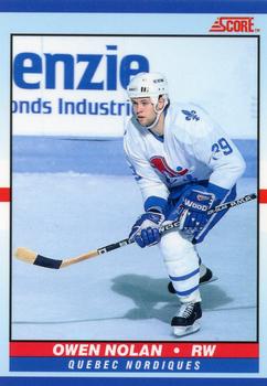 #36 Owen Nolan - Quebec Nordiques - 1990-91 Score Young Superstars Hockey