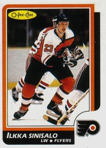 #36 Ilkka Sinisalo - Philadelphia Flyers - 1986-87 O-Pee-Chee Hockey