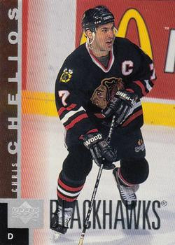 #36 Chris Chelios - Chicago Blackhawks - 1997-98 Upper Deck Hockey