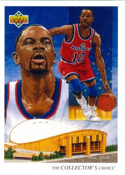 #36 Michael Adams - Washington Bullets - 1992-93 Upper Deck Basketball