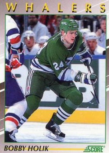 #36 Bobby Holik - Hartford Whalers - 1991-92 Score Young Superstars Hockey