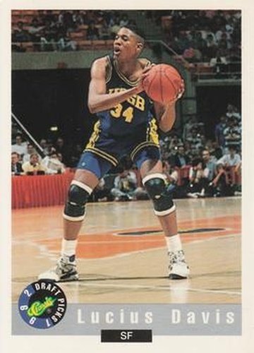 #36 Lucius Davis - UC Santa Barbara Gauchos - 1992 Classic Draft Basketball