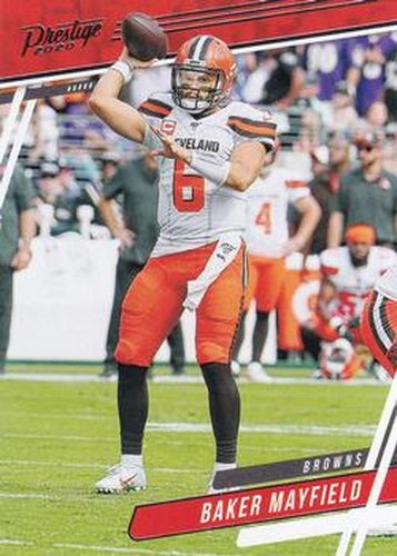 #36 Baker Mayfield - Cleveland Browns - 2020 Panini Prestige Football