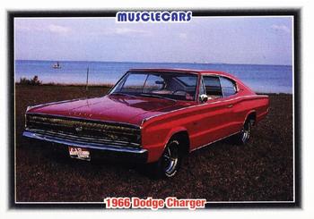 #36 1966 Dodge Charger - 1992 Collect-A-Card Muscle Cars