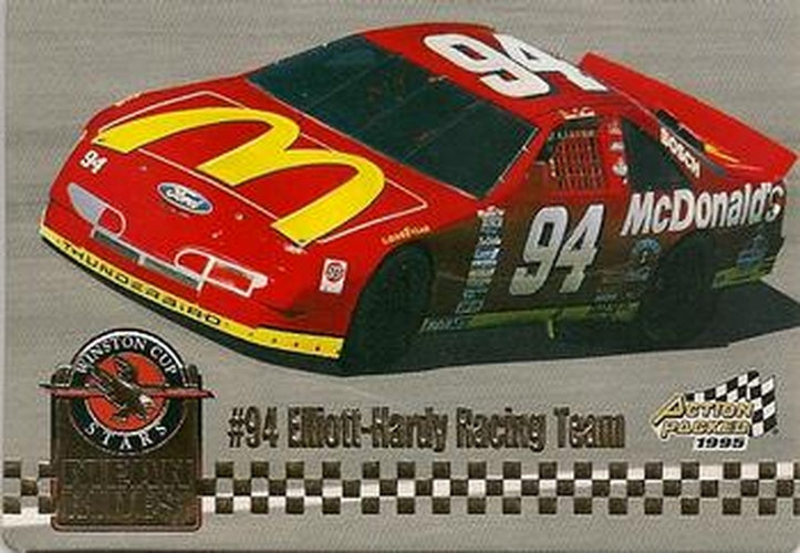 #36 Bill Elliott's Car - Elliott-Hardy Motorsports - 1995 Action Packed Winston Cup Stars Racing