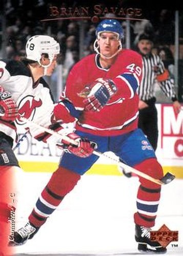 #36 Brian Savage - Montreal Canadiens - 1995-96 Upper Deck Hockey