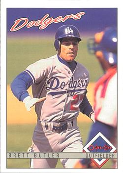 #36 Brett Butler - Los Angeles Dodgers - 1993 O-Pee-Chee Baseball