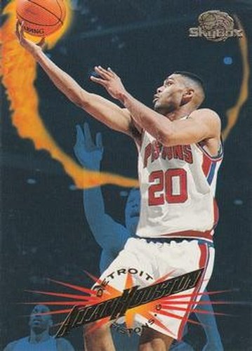 #36 Allan Houston - Detroit Pistons - 1995-96 SkyBox Premium Basketball