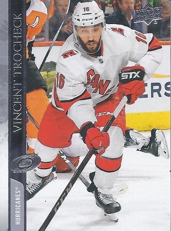 #36 Vincent Trocheck - Carolina Hurricanes - 2020-21 Upper Deck Hockey