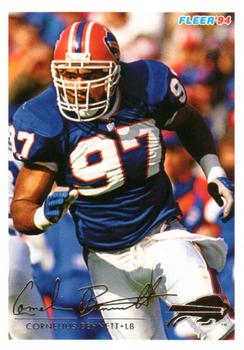 #36 Cornelius Bennett - Buffalo Bills - 1994 Fleer Football