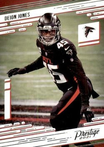 #36 Deion Jones - Atlanta Falcons - 2021 Panini Prestige Football