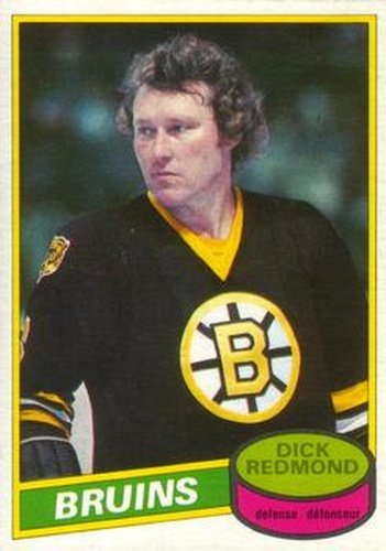 #36 Dick Redmond - Boston Bruins - 1980-81 O-Pee-Chee Hockey