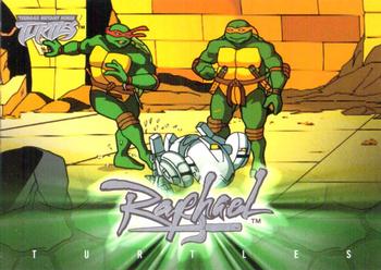 #36 Raphael Turtle-ism: "Give 'em shell!" - 2003 Fleer Teenage Mutant Ninja Turtles