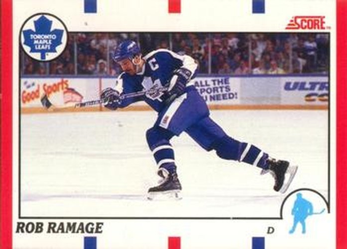 #36 Rob Ramage - Toronto Maple Leafs - 1990-91 Score Canadian Hockey