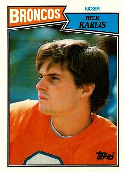 #36 Rich Karlis - Denver Broncos - 1987 Topps Football