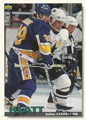 #36 Trent Klatt - Dallas Stars - 1995-96 Collector's Choice Hockey