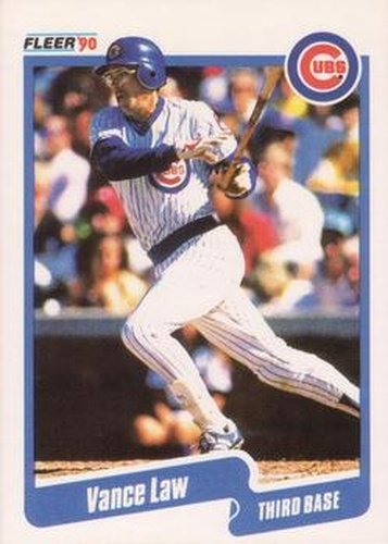 #36 Vance Law - Chicago Cubs - 1990 Fleer USA Baseball