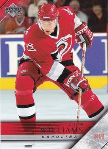 #36 Justin Williams - Carolina Hurricanes - 2005-06 Upper Deck Hockey