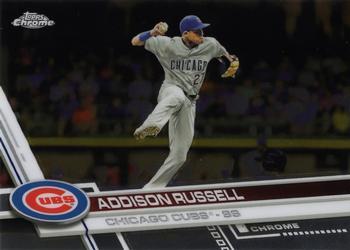 #36 Addison Russell - Chicago Cubs - 2017 Topps Chrome Baseball