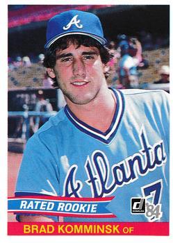 #36 Brad Komminsk - Atlanta Braves - 1984 Donruss Baseball