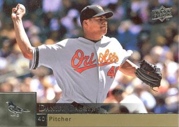 #36 Daniel Cabrera - Baltimore Orioles - 2009 Upper Deck Baseball