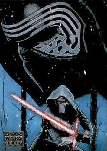 #36 Dark Warrior, Kylo Ren - 2018 Topps Star Wars Galaxy 8
