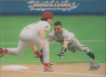 #36 Darren Lewis - San Francisco Giants - 1995 Topps DIII Baseball