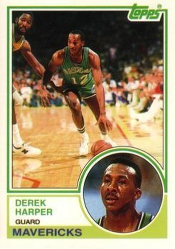 #36 Derek Harper - Dallas Mavericks - 1992-93 Topps Archives Basketball
