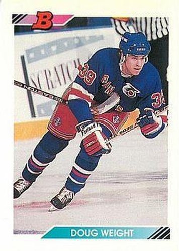 #36 Doug Weight - New York Rangers - 1992-93 Bowman Hockey