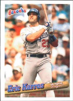 #36 Eric Karros - Los Angeles Dodgers - 1996 Bazooka Baseball