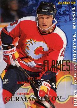#36 German Titov - Calgary Flames - 1994-95 Fleer Hockey