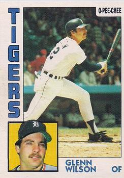 #36 Glenn Wilson - Detroit Tigers - 1984 O-Pee-Chee Baseball