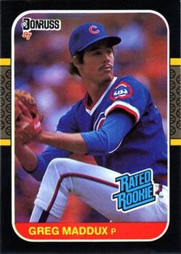 #36 Greg Maddux - Chicago Cubs - 1987 Donruss Baseball