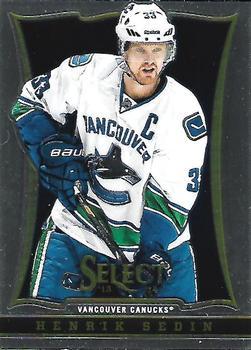 #36 Henrik Sedin - Vancouver Canucks - 2013-14 Panini Select Hockey
