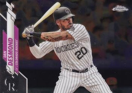 #36 Ian Desmond - Colorado Rockies - 2020 Topps Chrome Baseball