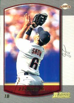 #36 J.T. Snow Jr. - San Francisco Giants - 2000 Bowman Baseball