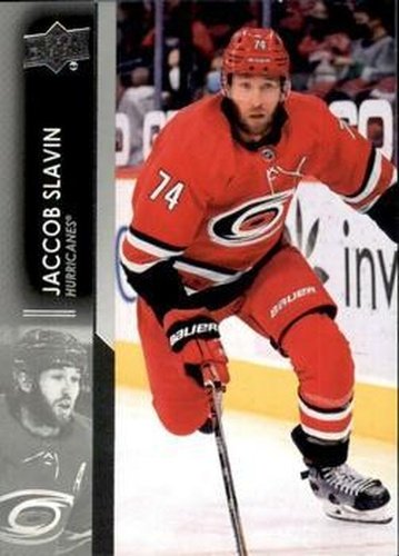 #36 Jaccob Slavin - Carolina Hurricanes - 2021-22 Upper Deck Hockey
