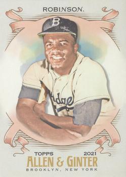 #36 Jackie Robinson - Brooklyn Dodgers - 2021 Topps Allen & Ginter Baseball