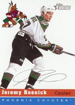 #36 Jeremy Roenick - Phoenix Coyotes - 2000-01 Topps Heritage Hockey