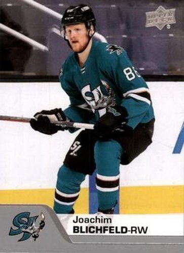 #36 Joachim Blichfeld - San Jose Barracuda - 2020-21 Upper Deck AHL Hockey