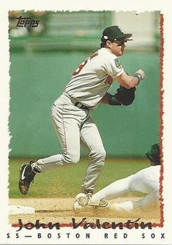#36 John Valentin - Boston Red Sox - 1995 Topps Baseball