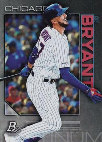 #36 Kris Bryant - Chicago Cubs - 2020 Bowman Platinum Baseball